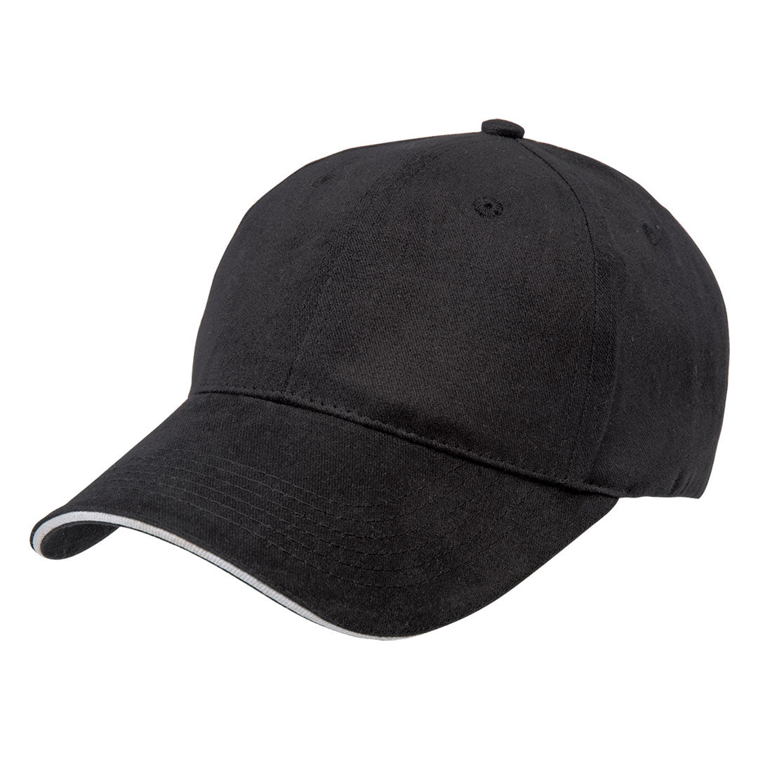 Legend The Premium Sandwich Cap | Adults Black/White Hats