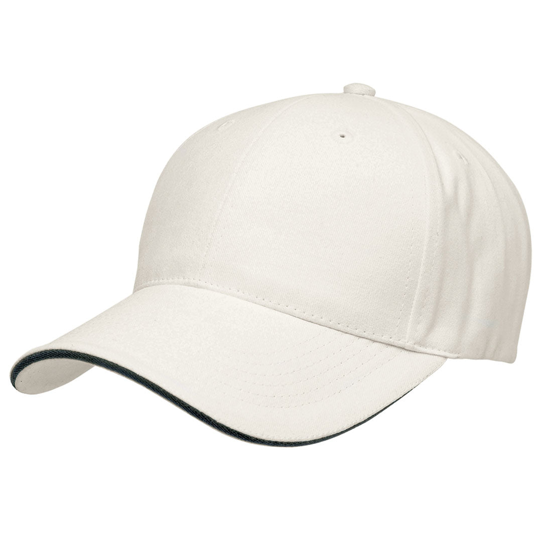 Legend The Premium Sandwich Cap | Adults White/Black Hats