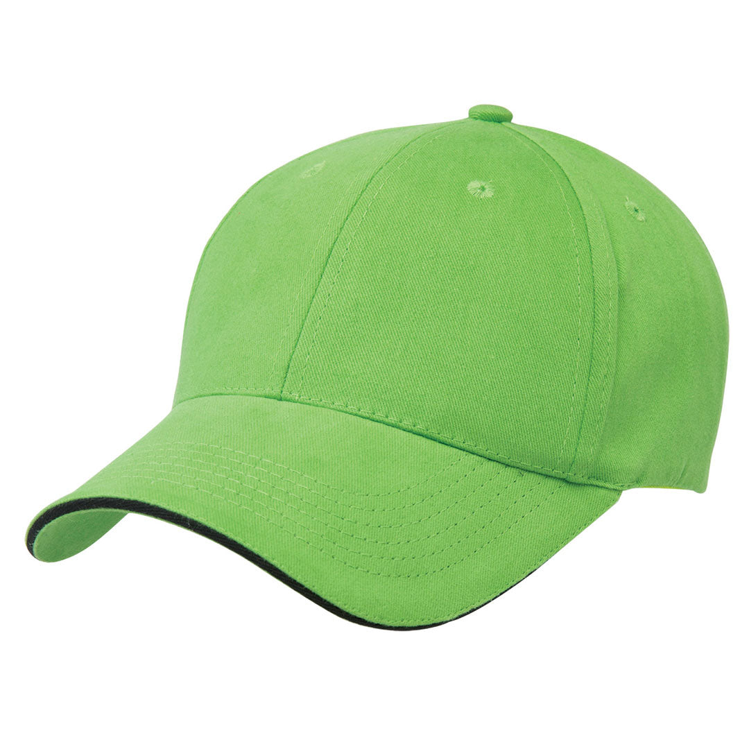 Legend The Premium Sandwich Cap | Adults Lime/Black Hats