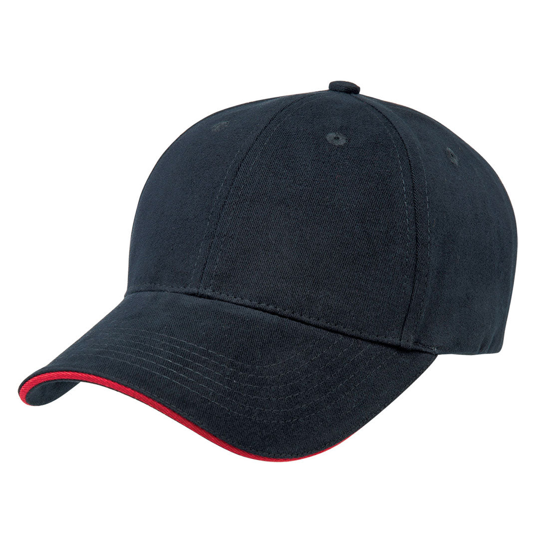 Legend The Premium Sandwich Cap | Adults Navy/Red Hats