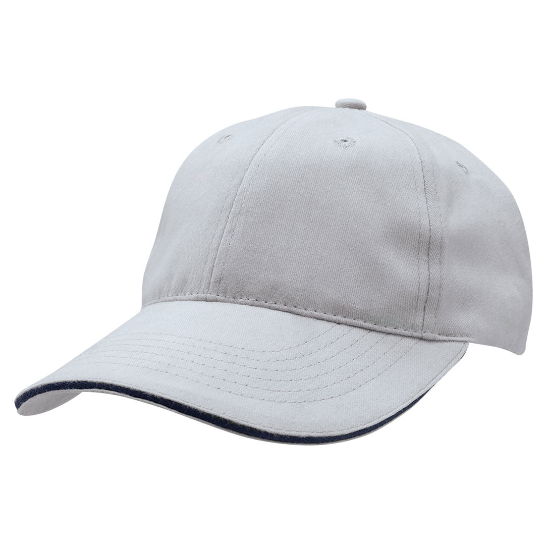 Legend The Premium Sandwich Cap | Adults Silver/Navy Hats