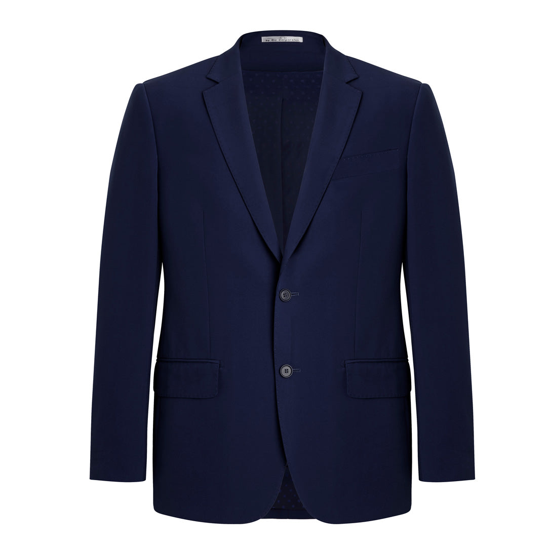 Biz Corporates The Siena 2 Button Jacket | Mens Marine Blue Suits