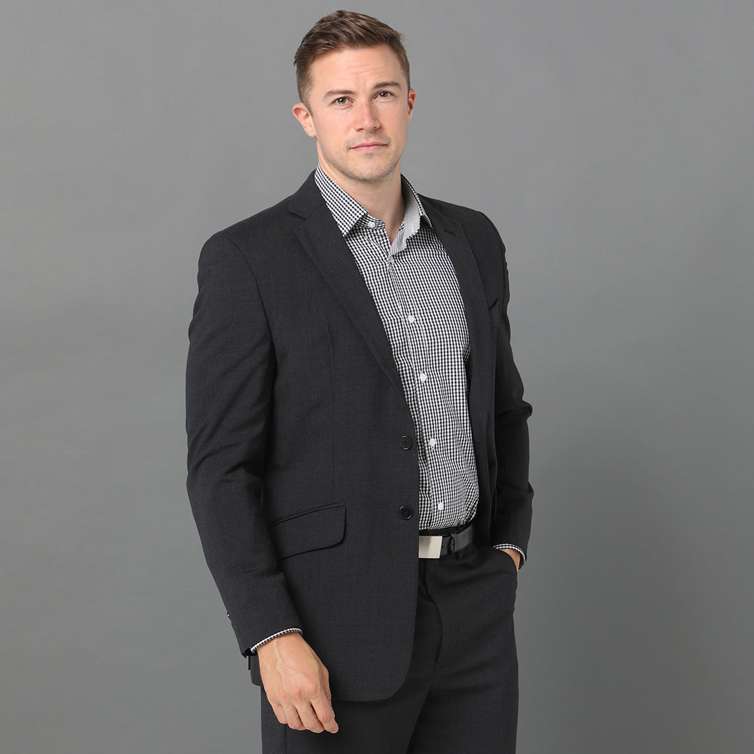 LSJ Collection The 2 Button Slim Cut Suit Jacket | Wool | Mens Suits