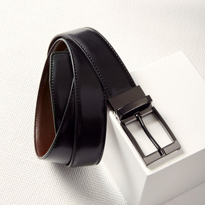 Biz Corporates The Reversible Belt | Mens Black/Brown Belts
