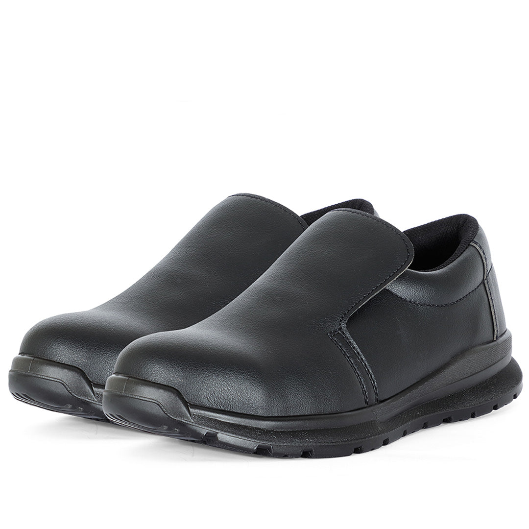 Jbs Wear The Microfibe Slip on Shoe | Adults Black Shoes
