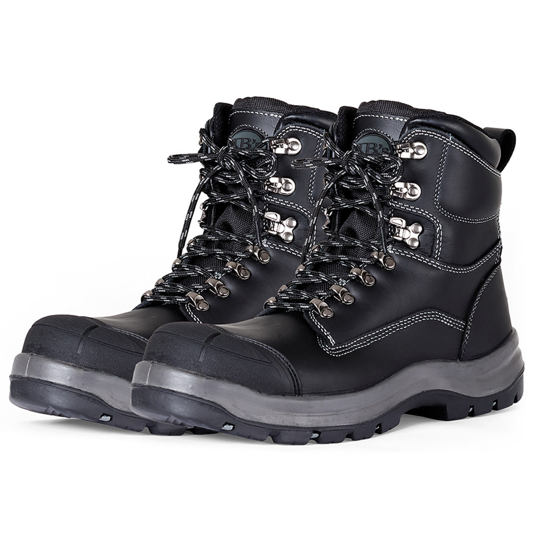 Jbs Wear The Road Train Lace Up Safety Boot | Adults Black Shoes
