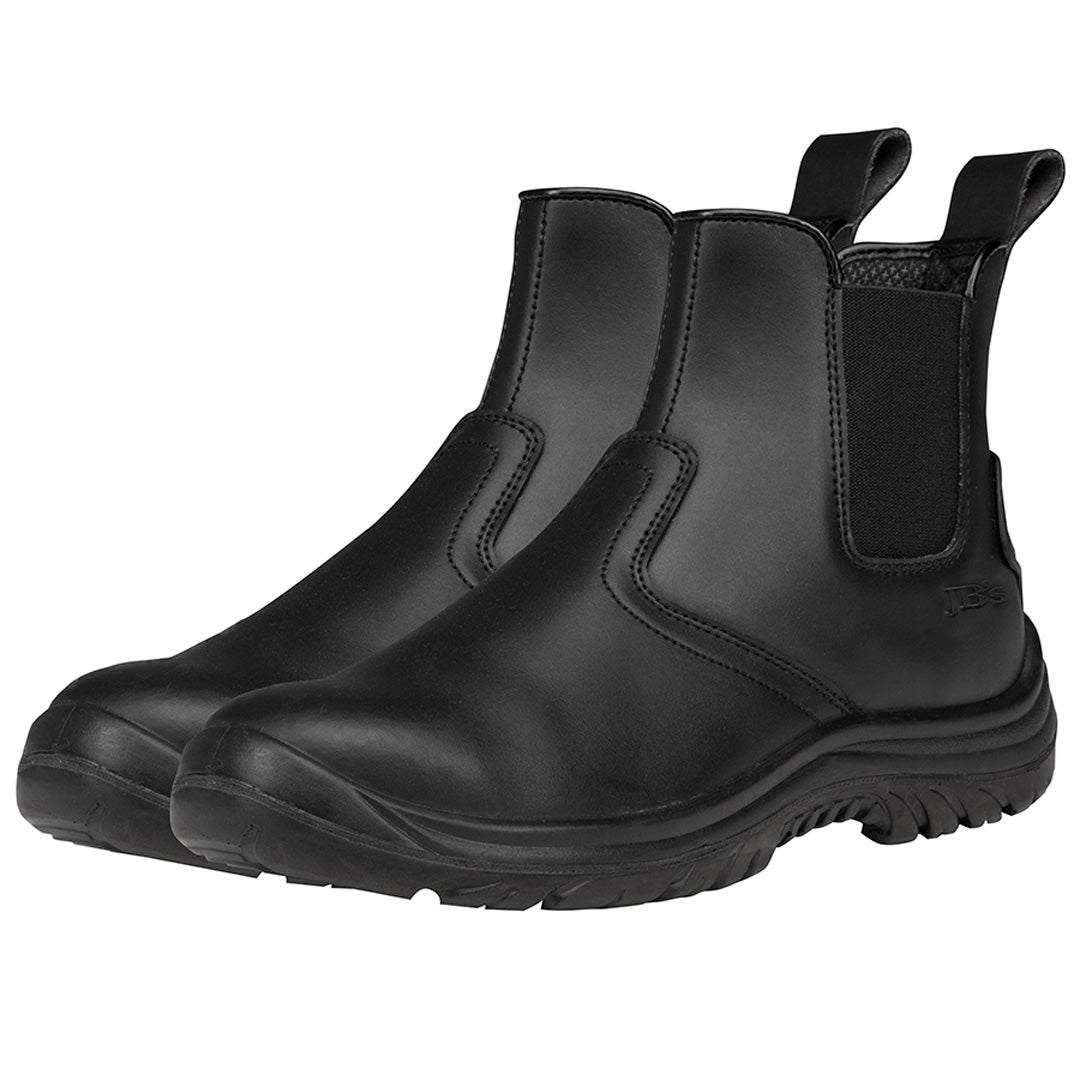 Jbs Wear The Outback Elastic Sided Safety Boot | Adults Black Shoes