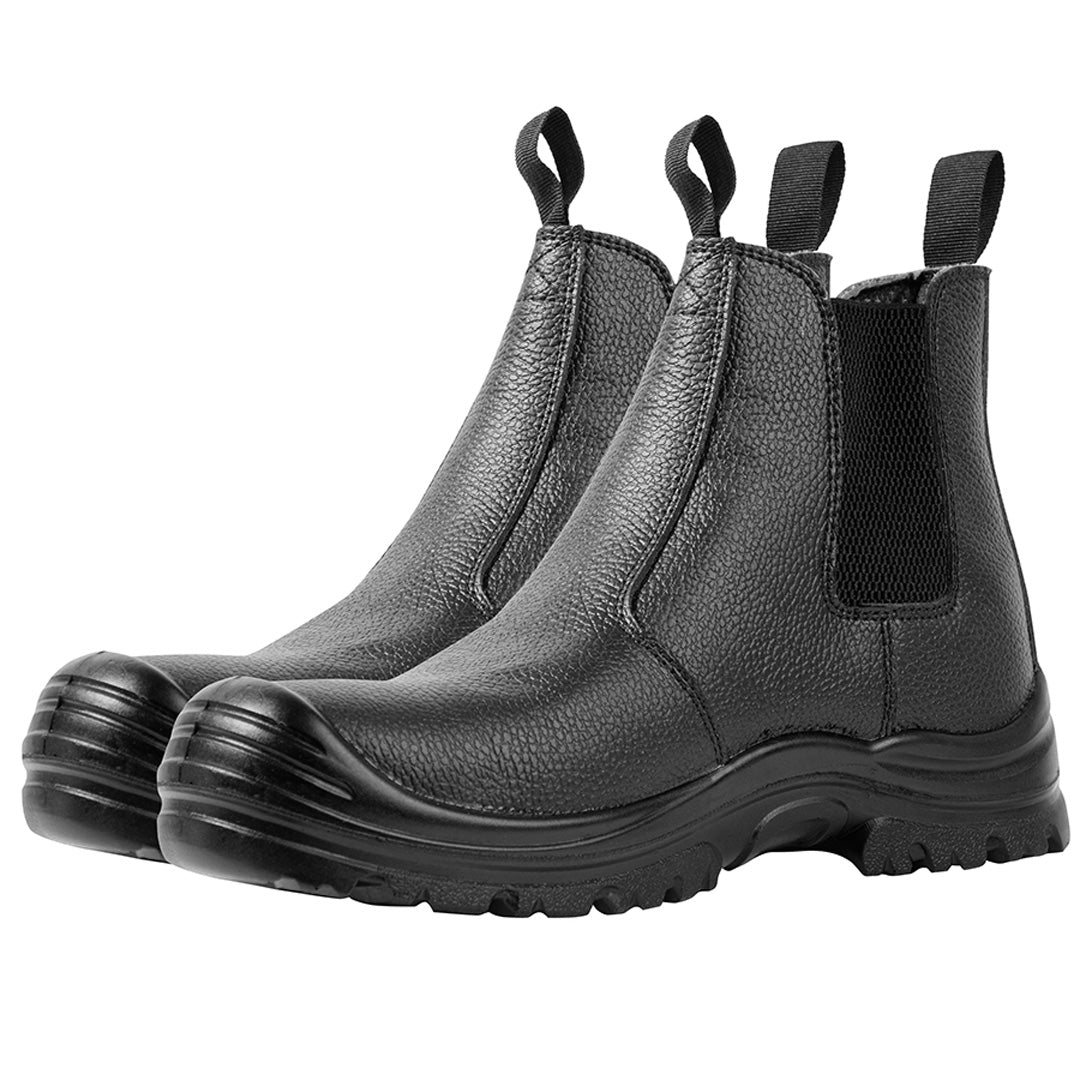 Jbs Wear The Rock Face Elastic Sided Boot | Adults Black Shoes