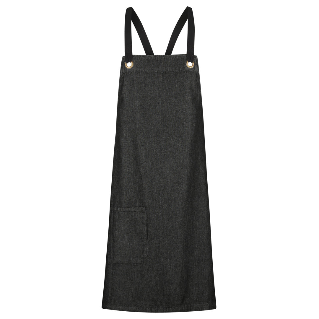 Identitee The Billy Apron | Cross Back Black with Black Strap Aprons