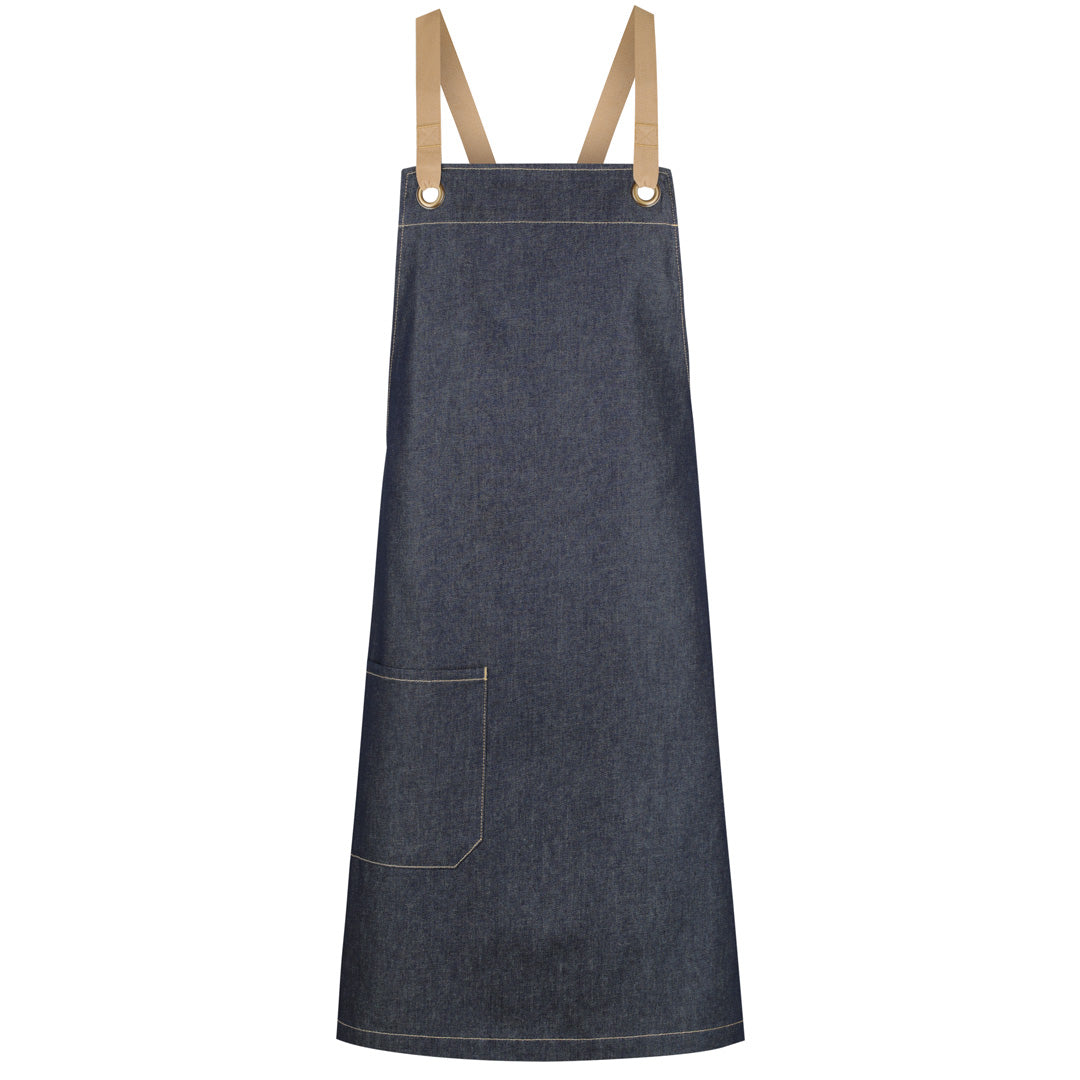 Identitee The Billy Apron | Cross Back Indigo with Natural Strap Aprons