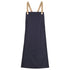 Identitee The Brooklyn Apron | Cross Back Navy with Natural Strap Aprons