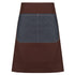 Identitee The Jimmy Apron | Waist Chocolate/Denim with Chocolate Strap Aprons