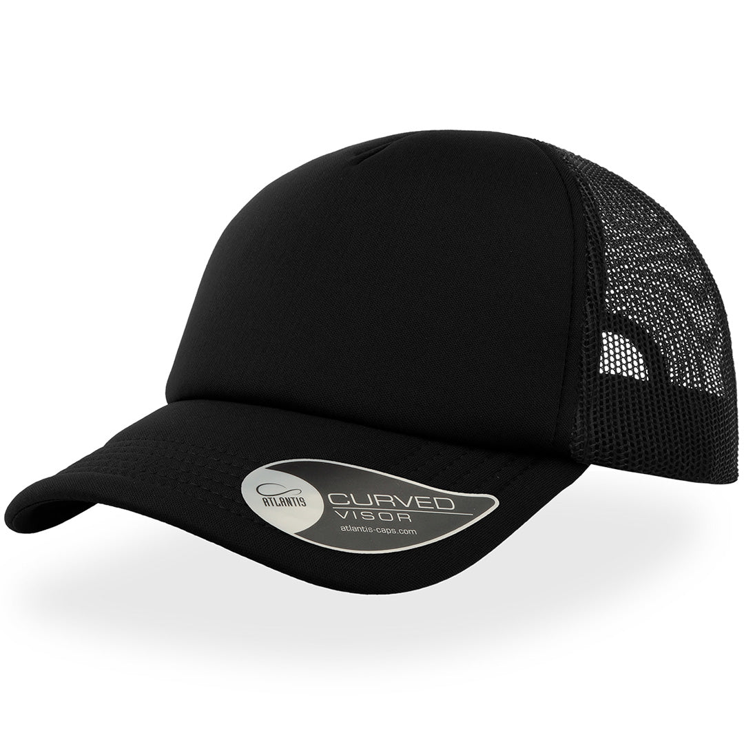 Atlantis Headwear The Rapper Cap | Atlantis Black/Black Headwear