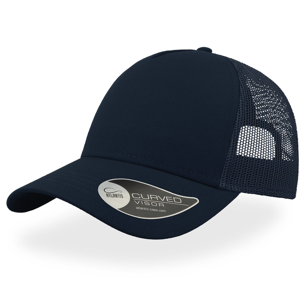 Atlantis Headwear The Rapper Cotton Cap | Atlantis Navy Headwear