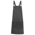 Identitee The Louie Apron | Cross Back Black Aprons