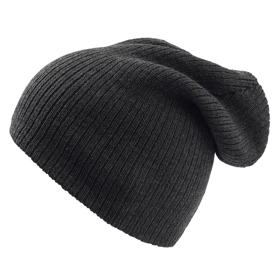 Atlantis Headwear The Brad Beanie | Atlantis Black Melange Headwear