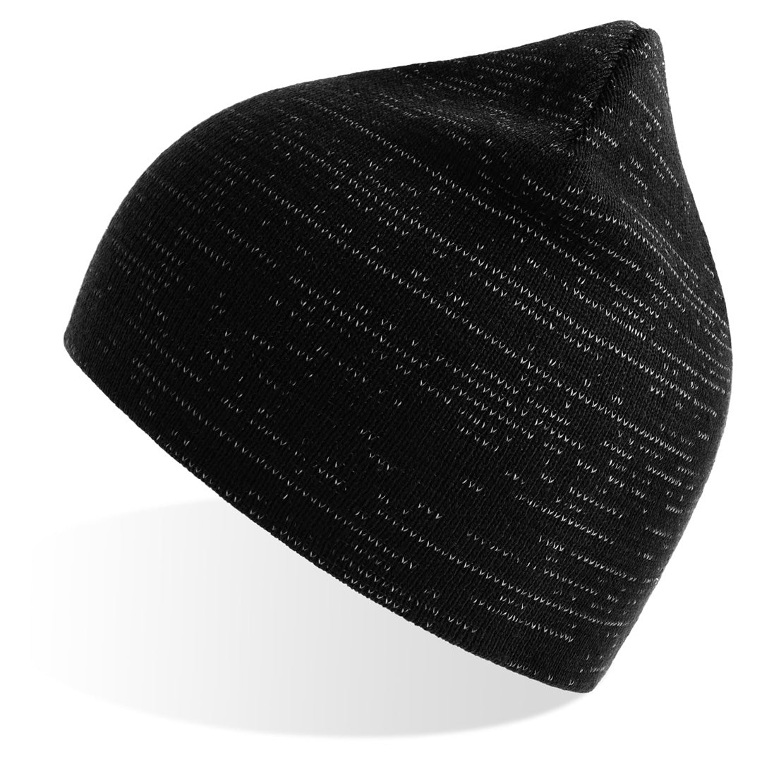 Atlantis Headwear The Shine Beanie | Adults Black Headwear