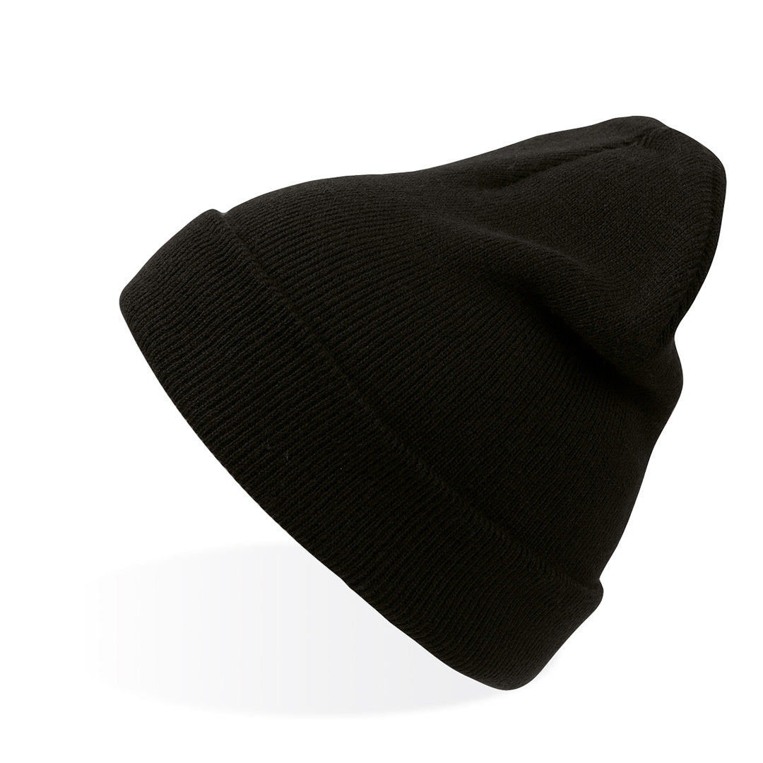 Atlantis Headwear The Wind Beanie | Atlantis | Adults Black Headwear