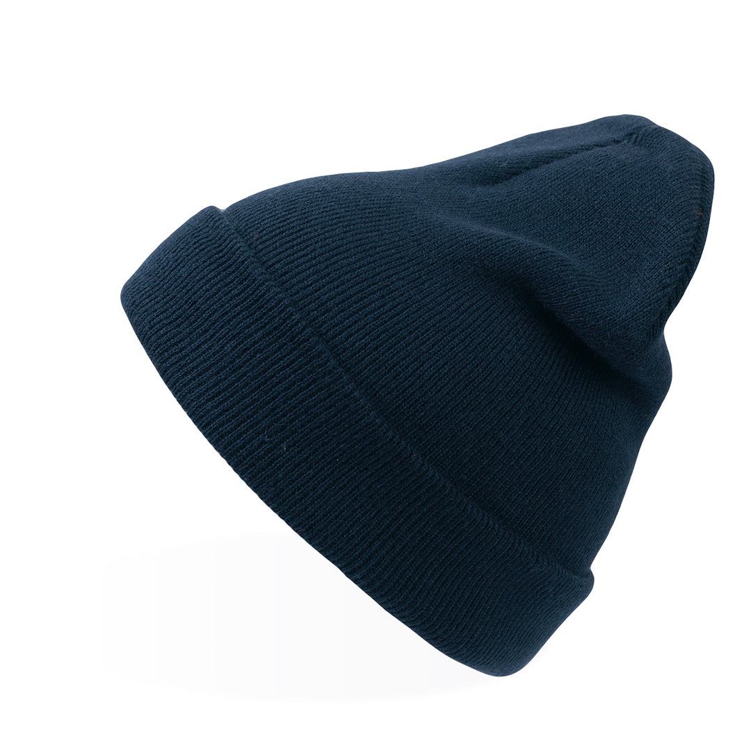 Atlantis Headwear The Wind Beanie | Atlantis | Adults Navy Headwear