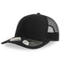 Atlantis Headwear The Bryce Recycled Trucker Cap | Atlantis Black/Black Headwear