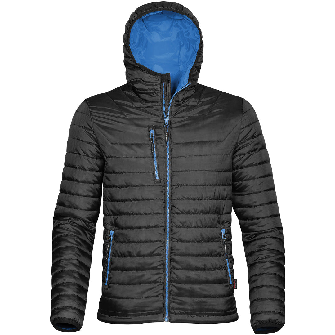 Stormtech The Gravity Thermal Jacket | Mens Black/Marine Blue Coats & Jackets