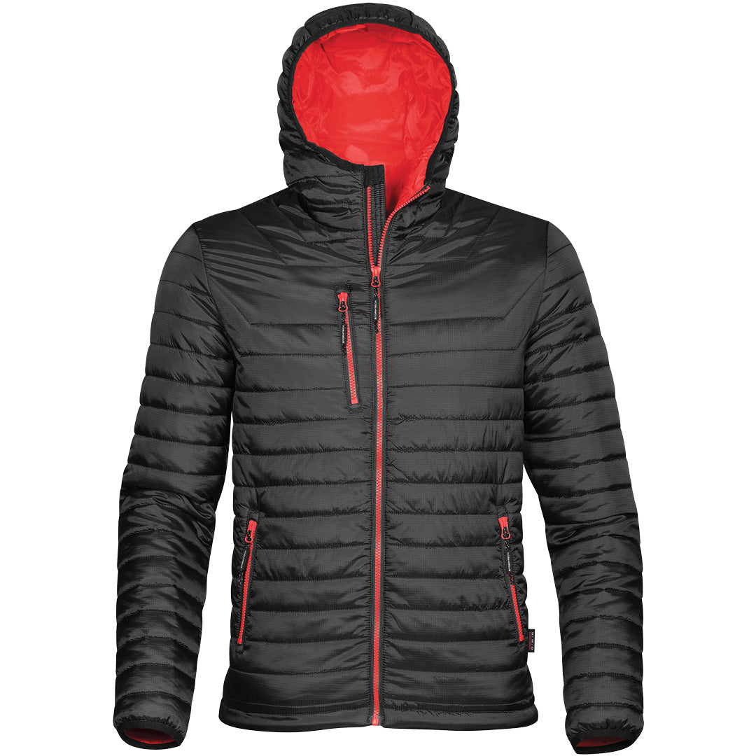 Stormtech The Gravity Thermal Jacket | Mens Black/Red Coats & Jackets