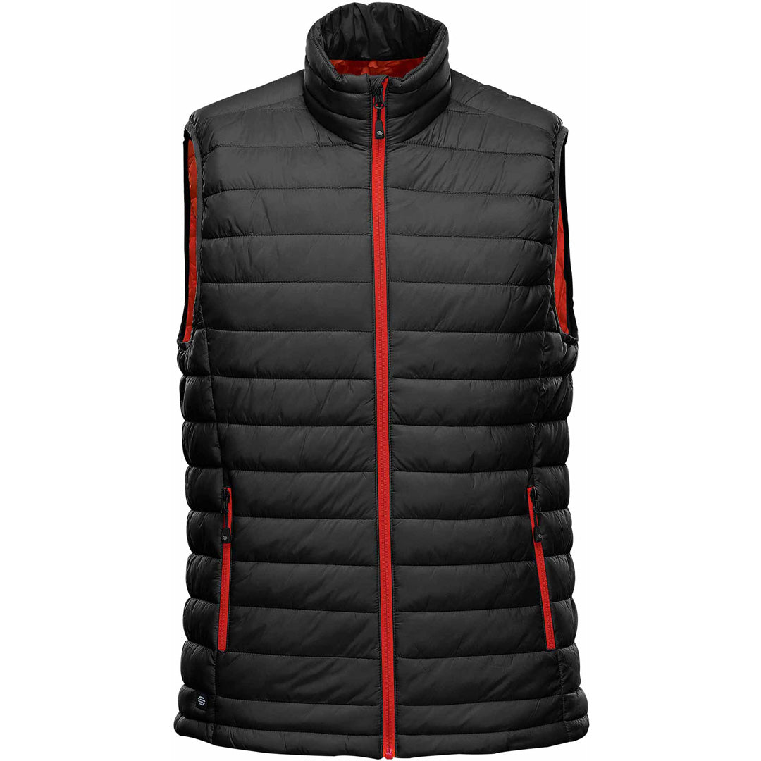 Stormtech The Stavanger Thermal Vest | Mens Black/Red Vests