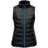 Stormtech The Stavanger Thermal Vest | Ladies Black/Blue Vests