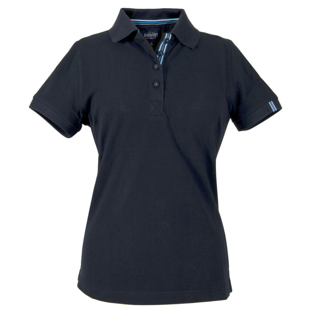 James Harvest The Avon Polo | Ladies | Short Sleeve Navy Shirts & Tops
