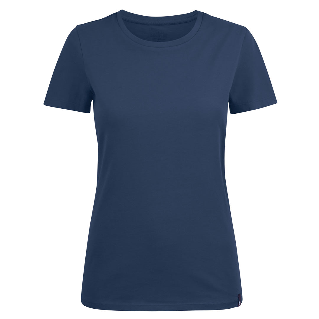 James Harvest The American U Tee | Ladies Faded Blue Shirts & Tops
