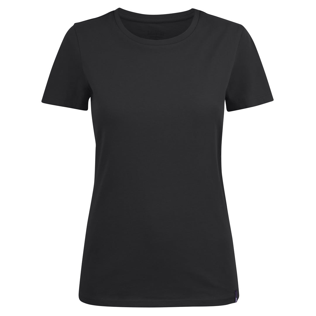 James Harvest The American U Tee | Ladies Black Shirts & Tops