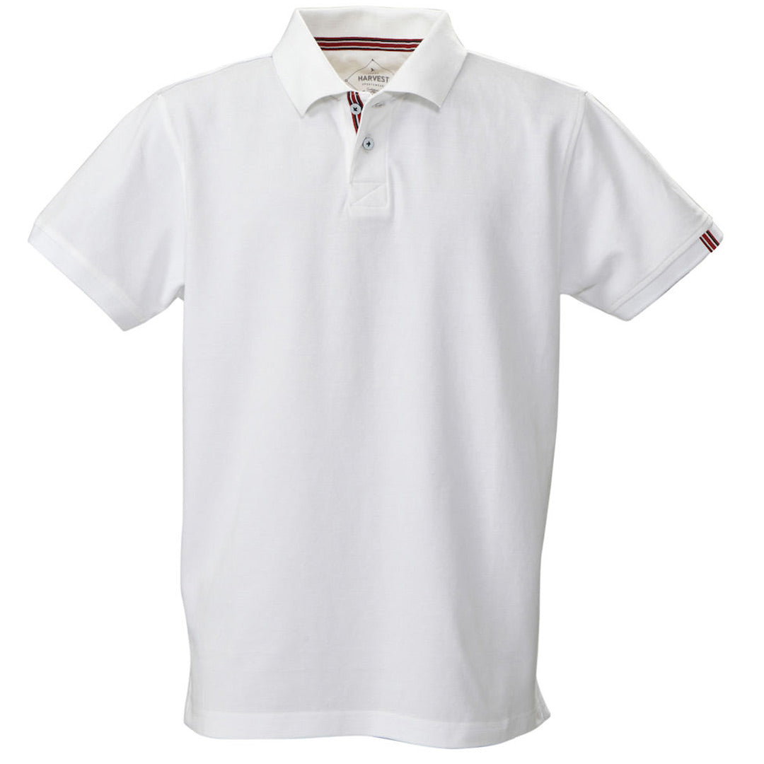 James Harvest The Avon Polo | Mens | Short Sleeve White Shirts & Tops