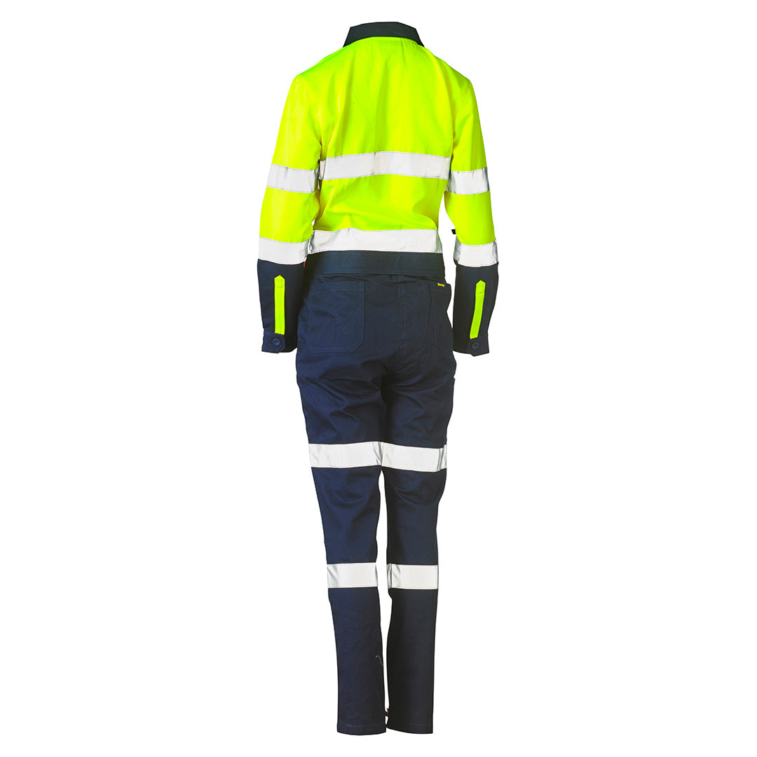 Bisley The Taped Hi Vis Cotton Drill Overall | Ladies Overalls