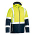 Bisley The Taped Puffer Jacket | Hi Vis | Mens Yellow/Navy Coats & Jackets