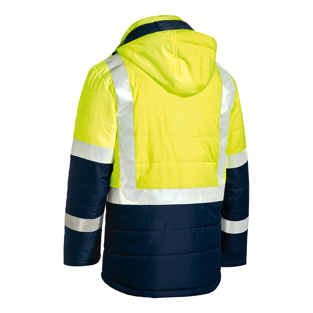 Bisley The Taped Puffer Jacket | Hi Vis | Mens Coats & Jackets