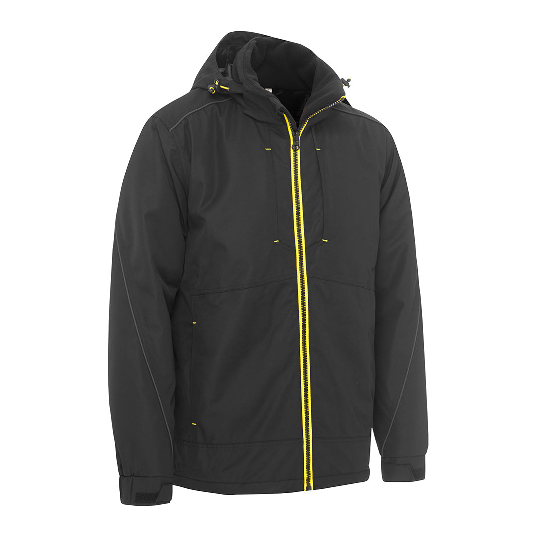 Bisley The Heavy Duty Dobby Jacket | Mens Black Coats & Jackets