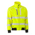 Bisley The Taped Soft Shell Bomber Jacket | Hi Vis | Mens Yellow/Navy Outerwear