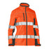 Bisley The Taped Two Tone Hi Vis Soft Shell Jacket | Ladies Orange/Navy Coats & Jackets