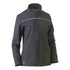 Bisley The Piping Soft Shell Jacket | Ladies Charcoal Coats & Jackets