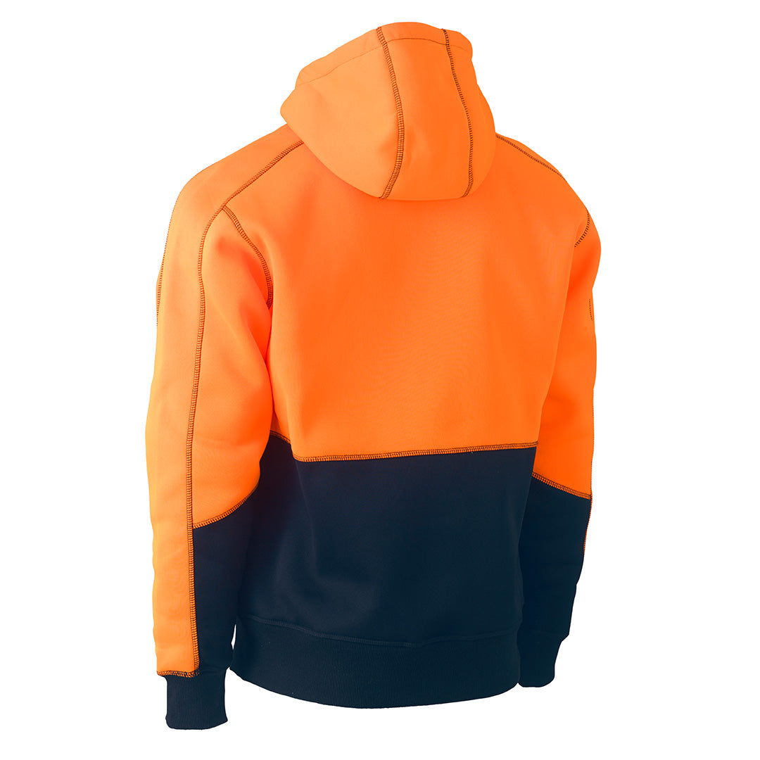 Bisley The Fleece Hoodie Pullover | Hi Vis | Mens Outerwear