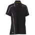 Bisley The Cool Mesh Reflective Polo | Ladies Black Shirts & Tops