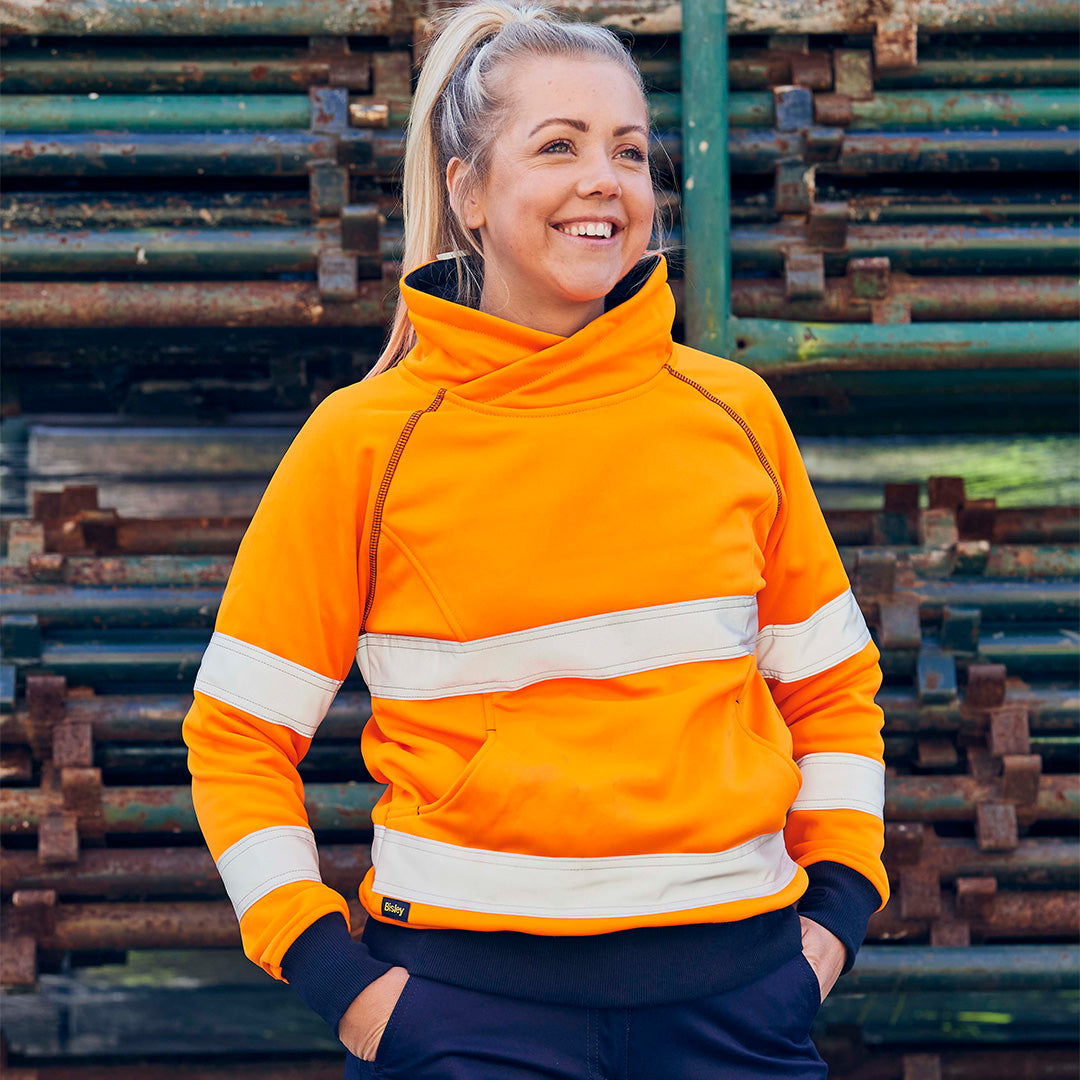 Bisley The Taped Hi Vis Fleece Jumper | Ladies Outerwear