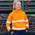 Bisley The Taped Hi Vis Fleece Jumper | Ladies Outerwear