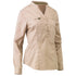 Bisley The V Neck Closed Front Shirt | Ladies Stone Shirts & Tops