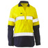Bisley The V Neck Closed Front Shirt | Day Night | Long Sleeve | Ladies Yellow/Navy Shirts & Tops