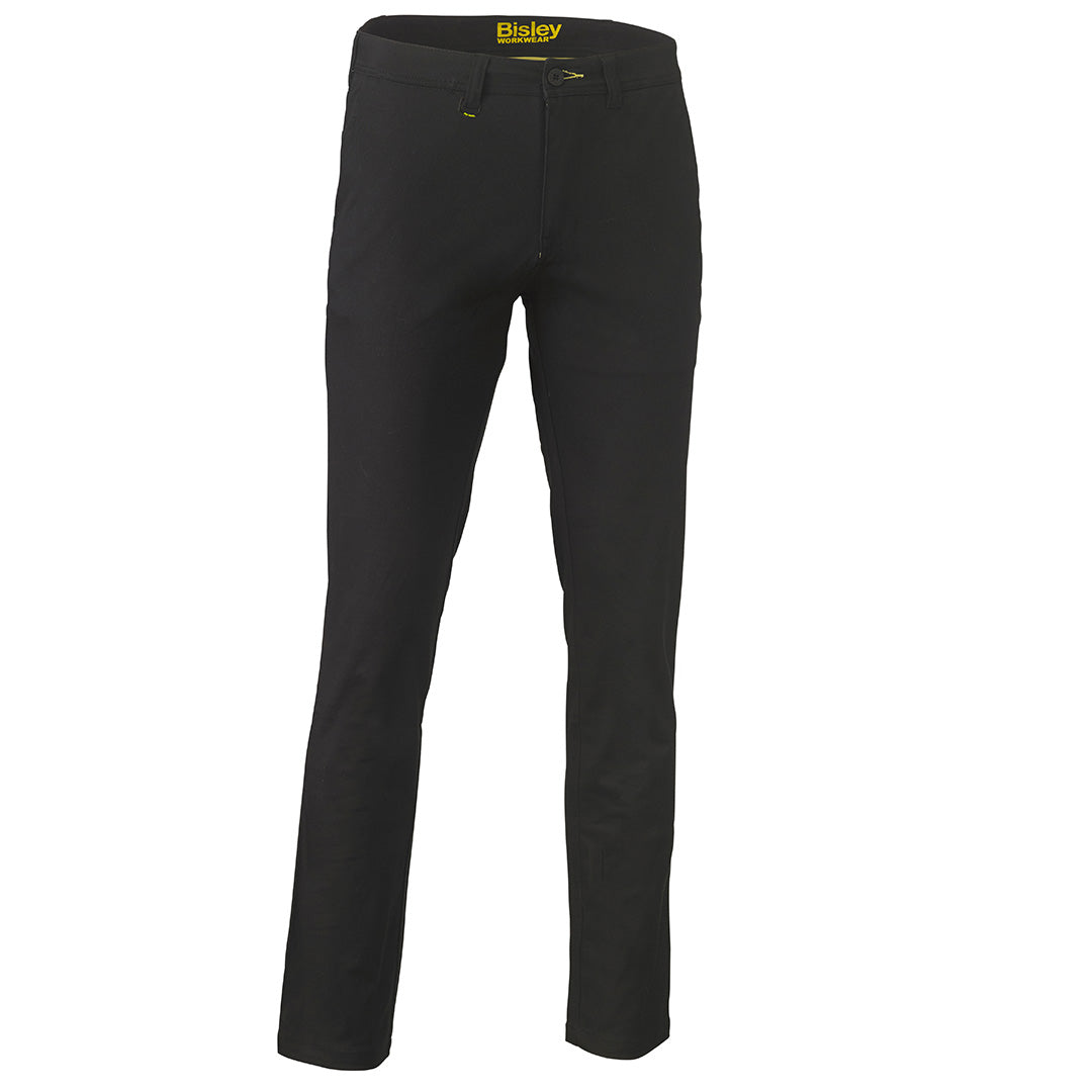 Bisley The Stretch Cotton Drill Work Pant | Mens Black Pants