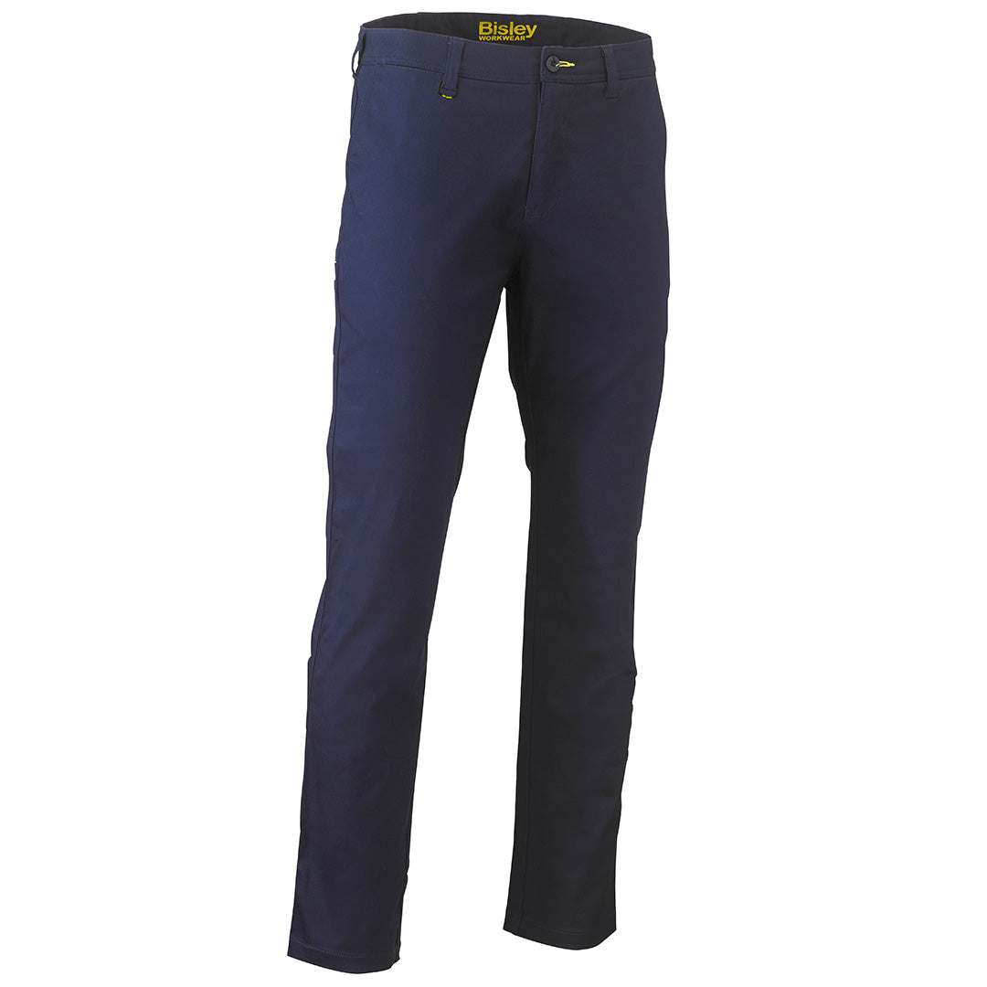 Bisley The Stretch Cotton Drill Work Pant | Mens Navy Pants