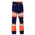 Bisley The Taped Biomotion Two Toned Pant | Mens Orange/navy Work Safety Protective Gear