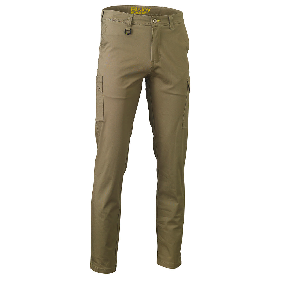 Bisley The Stretch Cotton Drill Cargo Pant | Mens Khaki Pants