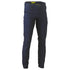 Bisley The Stretch Cotton Drill Cargo Cuffed Pant | Mens Navy Pants